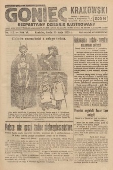 Goniec Krakowski : bezpartyjny dziennik popularny. 1923, nr 112