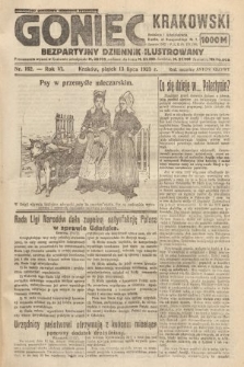 Goniec Krakowski : bezpartyjny dziennik popularny. 1923, nr 162