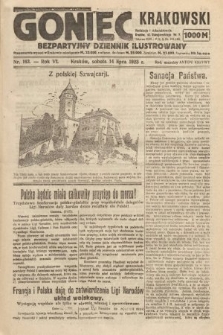 Goniec Krakowski : bezpartyjny dziennik popularny. 1923, nr 163