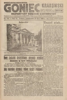 Goniec Krakowski : bezpartyjny dziennik popularny. 1923, nr 172