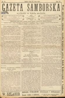 Gazeta Samborska. 1906, nr 20