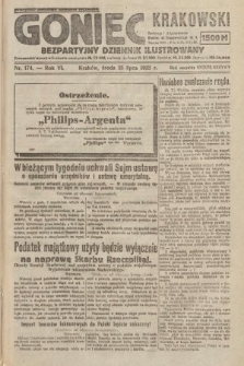 Goniec Krakowski : bezpartyjny dziennik popularny. 1923, nr 174