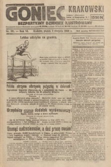 Goniec Krakowski : bezpartyjny dziennik popularny. 1923, nr 181