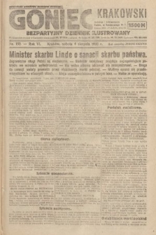 Goniec Krakowski : bezpartyjny dziennik popularny. 1923, nr 182