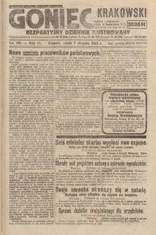 Goniec Krakowski : bezpartyjny dziennik popularny. 1923, nr 186