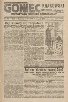 Goniec Krakowski : bezpartyjny dziennik popularny. 1923, nr 191