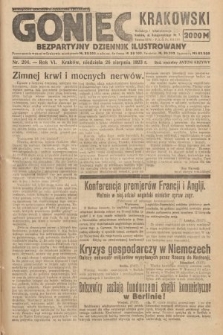 Goniec Krakowski : bezpartyjny dziennik popularny. 1923, nr 204