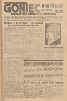 Goniec Krakowski : bezpartyjny dziennik popularny. 1923, nr 205