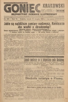 Goniec Krakowski : bezpartyjny dziennik popularny. 1923, nr 206