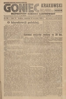 Goniec Krakowski : bezpartyjny dziennik popularny. 1923, nr 231