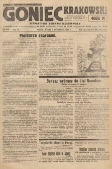 Goniec Krakowski : bezpartyjny dziennik popularny. 1923, nr 240