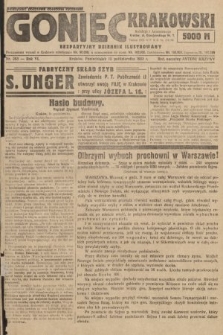 Goniec Krakowski : bezpartyjny dziennik popularny. 1923, nr 253