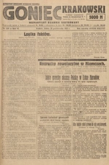 Goniec Krakowski : bezpartyjny dziennik popularny. 1923, nr 258