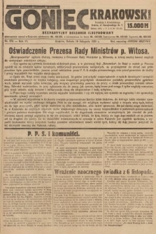Goniec Krakowski : bezpartyjny dziennik popularny. 1923, nr 278