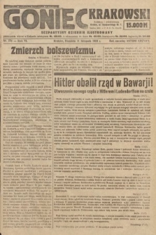 Goniec Krakowski : bezpartyjny dziennik popularny. 1923, nr 279