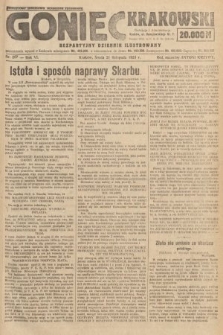 Goniec Krakowski : bezpartyjny dziennik popularny. 1923, nr 287