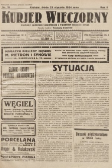 Kurjer Wieczorny : poświęcony sprawom ekonomicznym, giełdowym i politycznym. 1924, nr 18