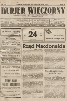 Kurjer Wieczorny : poświęcony sprawom ekonomicznym, giełdowym i politycznym. 1924, nr 22