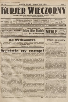 Kurjer Wieczorny : poświęcony sprawom ekonomicznym, giełdowym i politycznym. 1924, nr 26