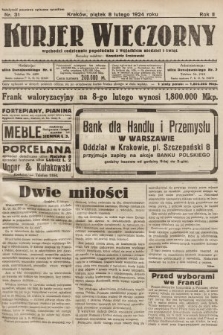 Kurjer Wieczorny : poświęcony sprawom ekonomicznym, giełdowym i politycznym. 1924, nr 31