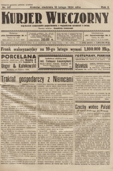 Kurjer Wieczorny : poświęcony sprawom ekonomicznym, giełdowym i politycznym. 1924, nr 33