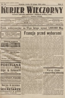 Kurjer Wieczorny : poświęcony sprawom ekonomicznym, giełdowym i politycznym. 1924, nr 35