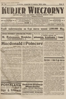 Kurjer Wieczorny : poświęcony sprawom ekonomicznym, giełdowym i politycznym. 1924, nr 54