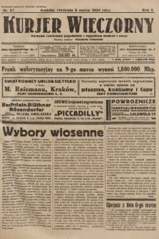Kurjer Wieczorny : poświęcony sprawom ekonomicznym, giełdowym i politycznym. 1924, nr 57