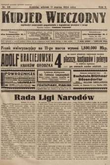 Kurjer Wieczorny : poświęcony sprawom ekonomicznym, giełdowym i politycznym. 1924, nr 58