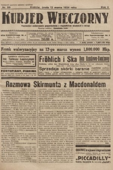 Kurjer Wieczorny : poświęcony sprawom ekonomicznym, giełdowym i politycznym. 1924, nr 59