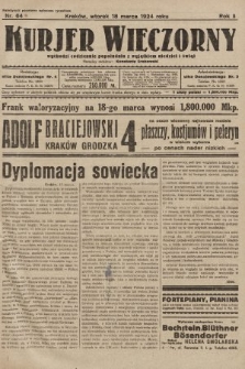 Kurjer Wieczorny : poświęcony sprawom ekonomicznym, giełdowym i politycznym. 1924, nr 64
