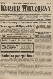 Kurjer Wieczorny : poświęcony sprawom ekonomicznym, giełdowym i politycznym. 1924, nr 79