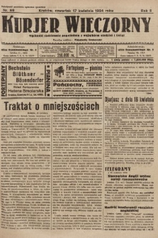 Kurjer Wieczorny : poświęcony sprawom ekonomicznym, giełdowym i politycznym. 1924, nr 89