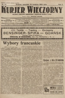 Kurjer Wieczorny : poświęcony sprawom ekonomicznym, giełdowym i politycznym. 1924, nr 94