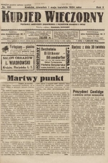 Kurjer Wieczorny : poświęcony sprawom ekonomicznym, giełdowym i politycznym. 1924, nr 100