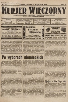 Kurjer Wieczorny : poświęcony sprawom ekonomicznym, giełdowym i politycznym. 1924, nr 107