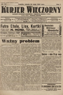 Kurjer Wieczorny : poświęcony sprawom ekonomicznym, giełdowym i politycznym. 1924, nr 117