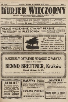 Kurjer Wieczorny : poświęcony sprawom ekonomicznym, giełdowym i politycznym. 1924, nr 124