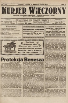 Kurjer Wieczorny : poświęcony sprawom ekonomicznym, giełdowym i politycznym. 1924, nr 133