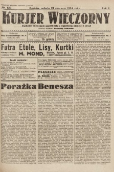 Kurjer Wieczorny : poświęcony sprawom ekonomicznym, giełdowym i politycznym. 1924, nr 138