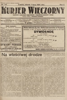 Kurjer Wieczorny : poświęcony sprawom ekonomicznym, giełdowym i politycznym. 1924, nr 146