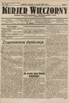 Kurjer Wieczorny : poświęcony sprawom ekonomicznym, giełdowym i politycznym. 1924, nr 152