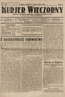 Kurjer Wieczorny : poświęcony sprawom ekonomicznym, giełdowym i politycznym. 1924, nr 155
