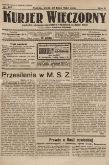 Kurjer Wieczorny : poświęcony sprawom ekonomicznym, giełdowym i politycznym. 1924, nr 165