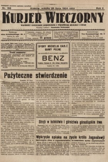 Kurjer Wieczorny : poświęcony sprawom ekonomicznym, giełdowym i politycznym. 1924, nr 168