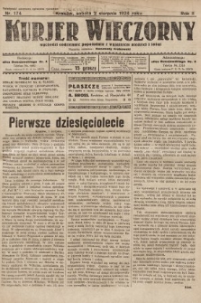 Kurjer Wieczorny : poświęcony sprawom ekonomicznym, giełdowym i politycznym. 1924, nr 174