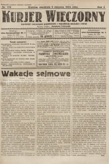 Kurjer Wieczorny : poświęcony sprawom ekonomicznym, giełdowym i politycznym. 1924, nr 175