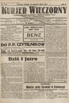 Kurjer Wieczorny : poświęcony sprawom ekonomicznym, giełdowym i politycznym. 1924, nr 182