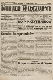 Kurjer Wieczorny : poświęcony sprawom ekonomicznym, giełdowym i politycznym. 1924, nr 184