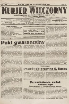 Kurjer Wieczorny : poświęcony sprawom ekonomicznym, giełdowym i politycznym. 1924, nr 189